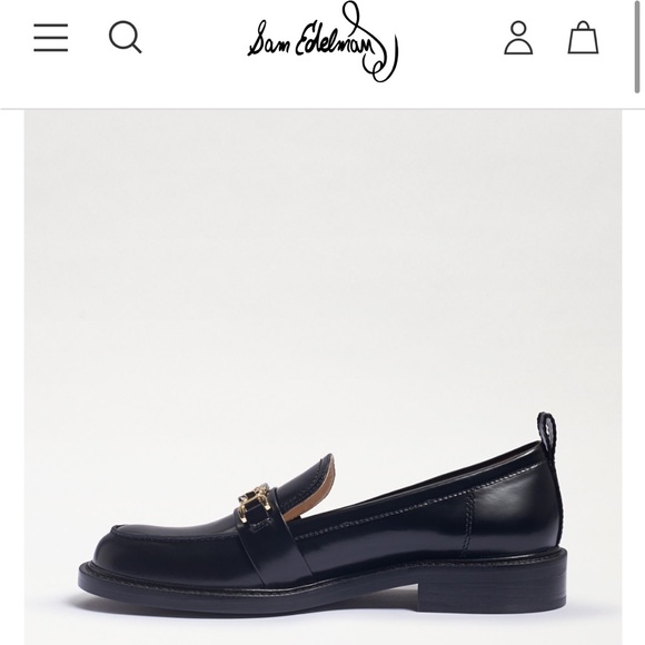 NWOT Sam Edelman Christy Black Loafer - Picture 4 of 10